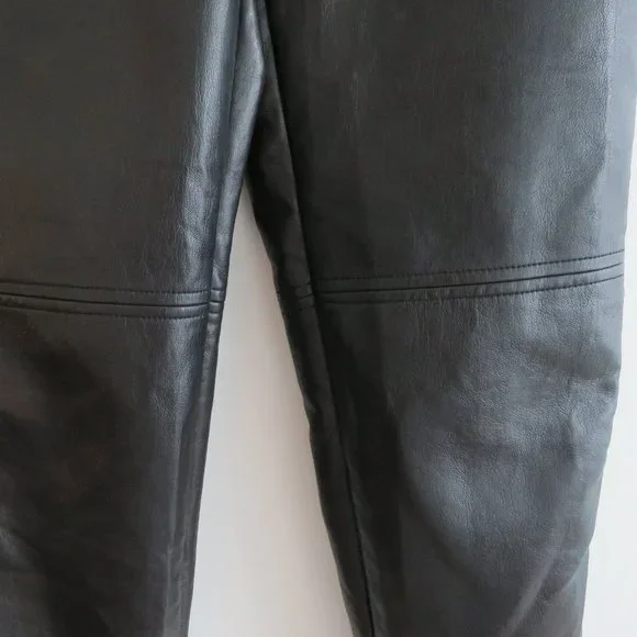ARITZIA WILFRED High Tied Pant in Black Vegan Leather - Size US 00 (No belt) - Picture 9 of 16